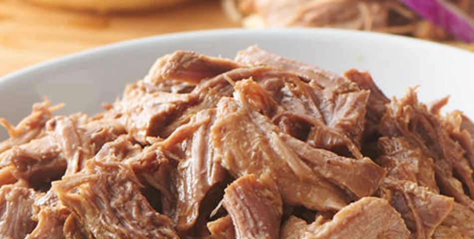 Five-ingredient Pork Shoulder on bowl on table