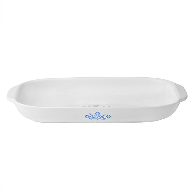 60th Anniversary Cornflower 1.9-qt Shallow Baker