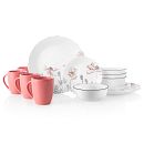Poppy Print 16-piece Dinnerware Set, Service for 4