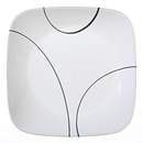 Square Simple Lines 16-pc Dinnerware Set w/ Bonus Bowls