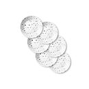 Terrazzo Rosa 6.75” Appetizer Plate Set, 6-pk