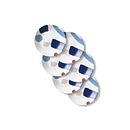 Vivid Splash 6.75" Appetizer Plates, 6-pack
