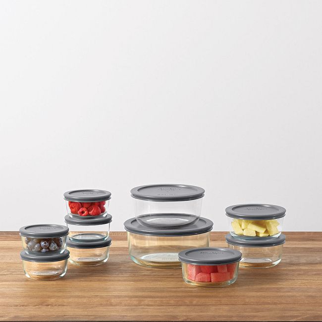 Simply Store® 20-piece Set with Gray Lids