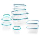 Total Solutions 20-piece Plastic Food Storage Container Set