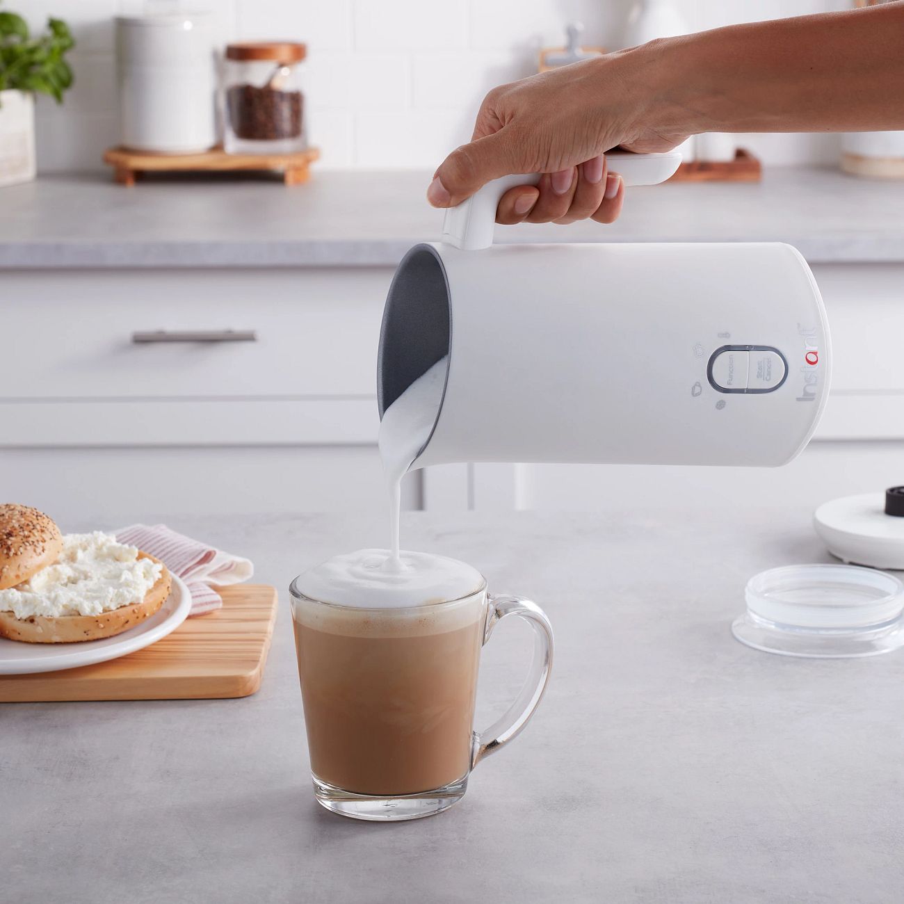Instant™ Milk Frother, White Instant Home