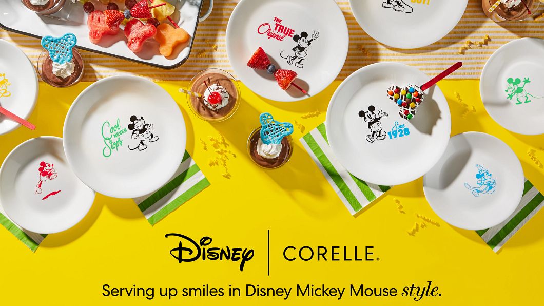 Assorted Disney Corelle plates