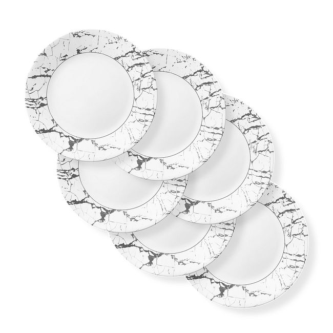 Stone Grey 11” Dinner Plates, 6-pack