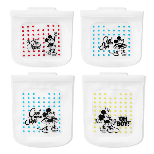 Mickey Mouse 4-piece Silicone Bag Set