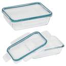 Total Solution® Pyrex® Glass 4-piece Rectangular Food Storage Value Pack