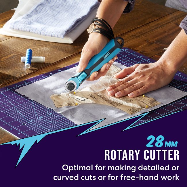 28mm Rotary Cutter with Soft-Touch Handle