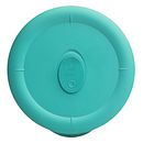 Turquoise Vented Lid for 5-cup Round Glass Food Storage Container