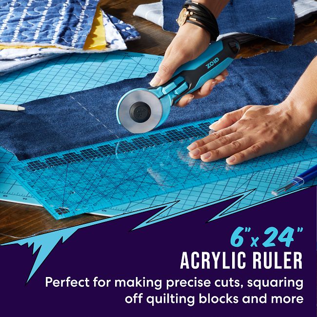 Reversible Acrylic Ruler, 6” x 24”