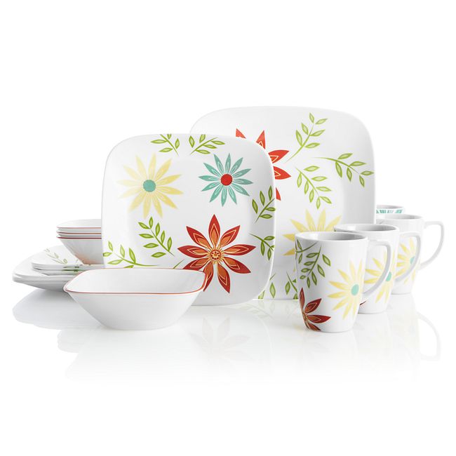 Happy Days 16-piece Dinnerware Set, Service for 4