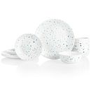 Terrazzo Verde 18-piece Dinnerware Set, Service for 6