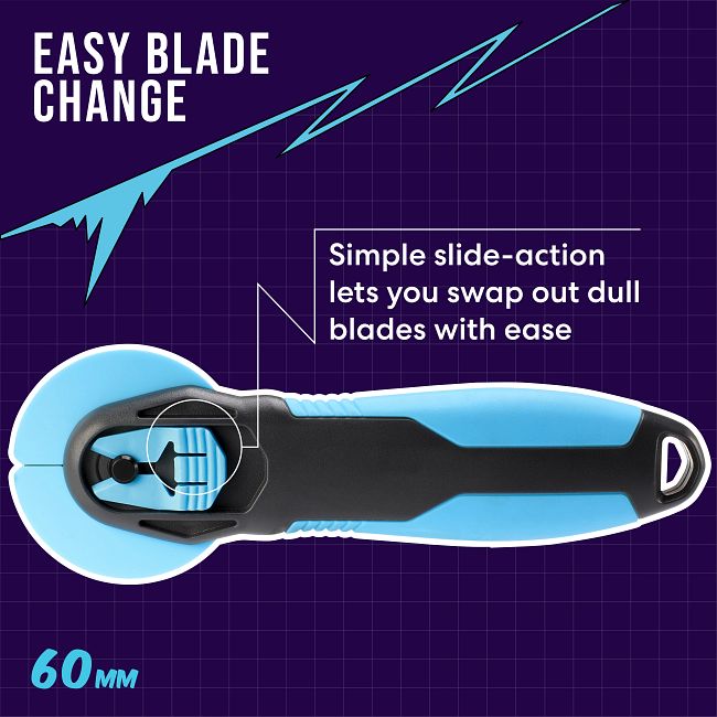 60mm Rotary Cutter with Soft-Touch Handle