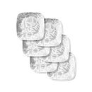 Night Blooms Gray 9" Salad Plate, 6-pk