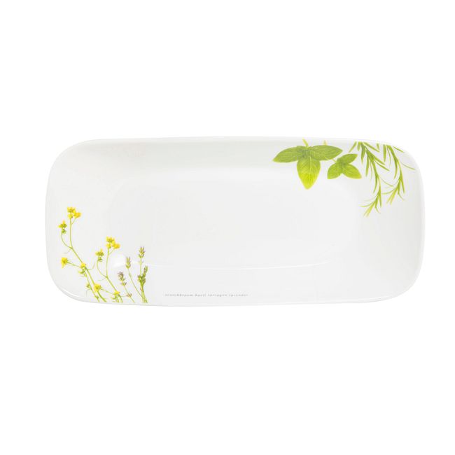 Livingware European Herbs 10.5" Appetizer Plate