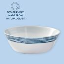 Everyday Expressions Glass Geometrica 18-ounce Cereal Bowls, 4-pack