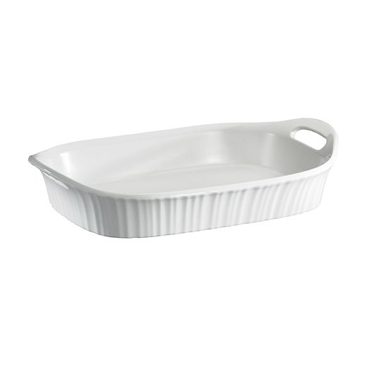 French White 3 Quart Casserole Dish Corningware