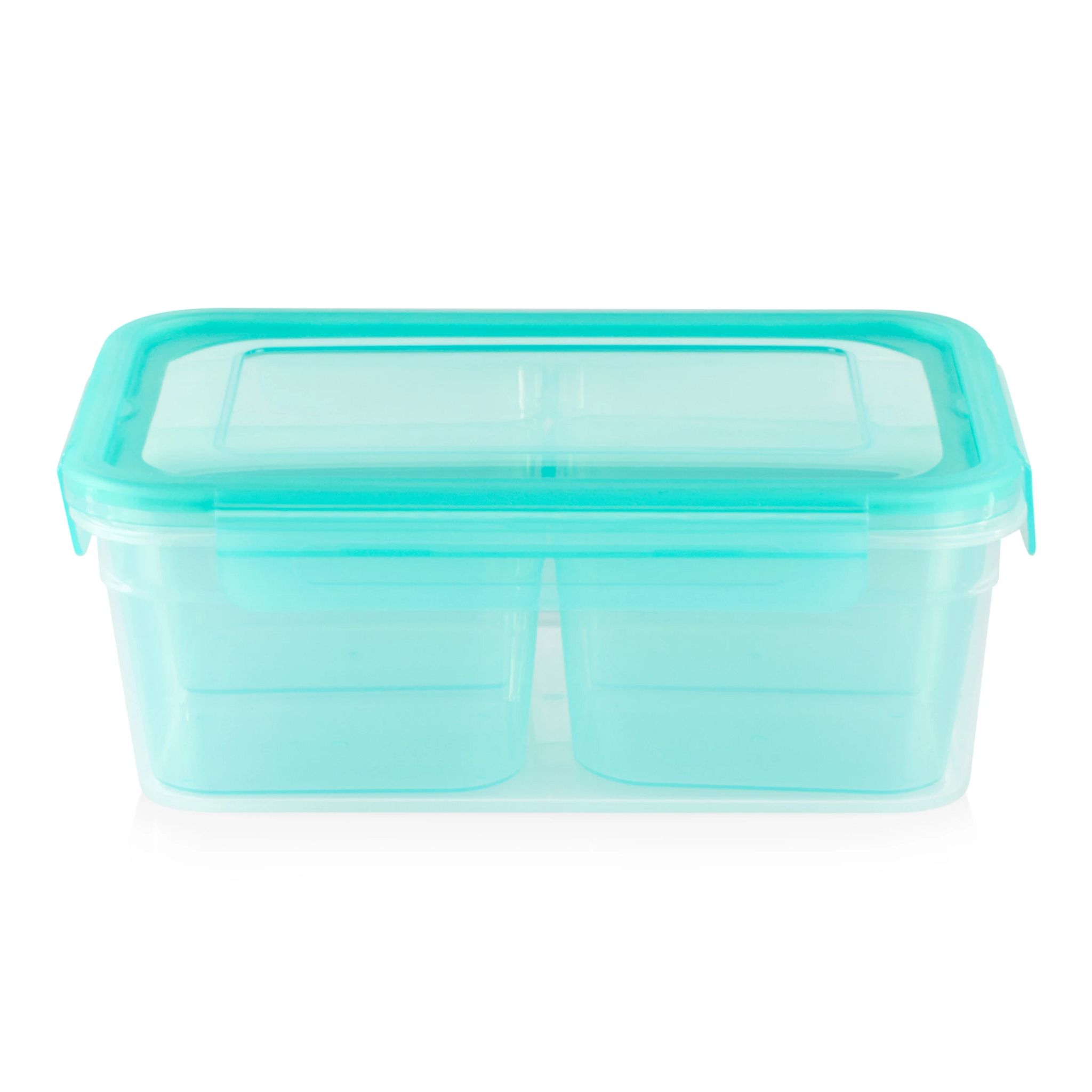 Meal Prep Containers(4 Pack), 4-Compartments Salad Container for