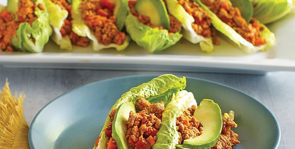 Turkey Taco Lettuce Boats | Instant Home