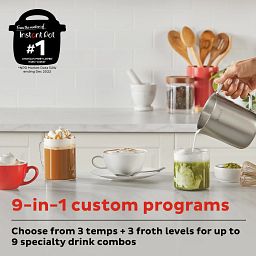 Instant Magic Froth with text 9-in-1 custom programs