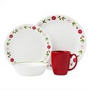 Spring Pink 16-piece Dinnerware Set, Service for 4
