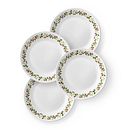 Holiday Berries 6.75" Appetizer Plates, 4-pack
