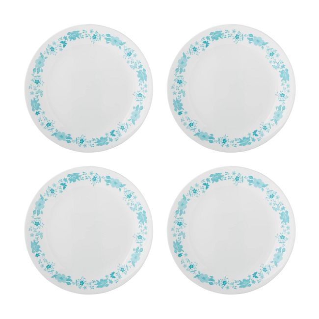 First Street Plastic Plates, White, 10.25 - 20 pack