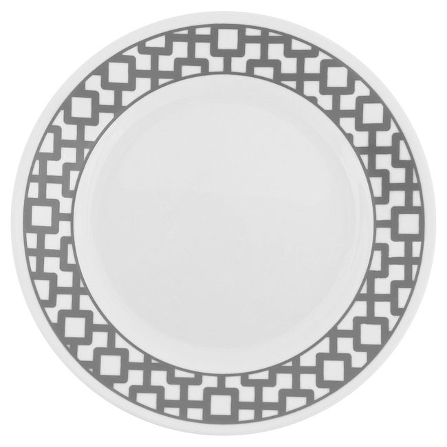 Urban Grid 16-piece Dinnerware Set, Service for 4