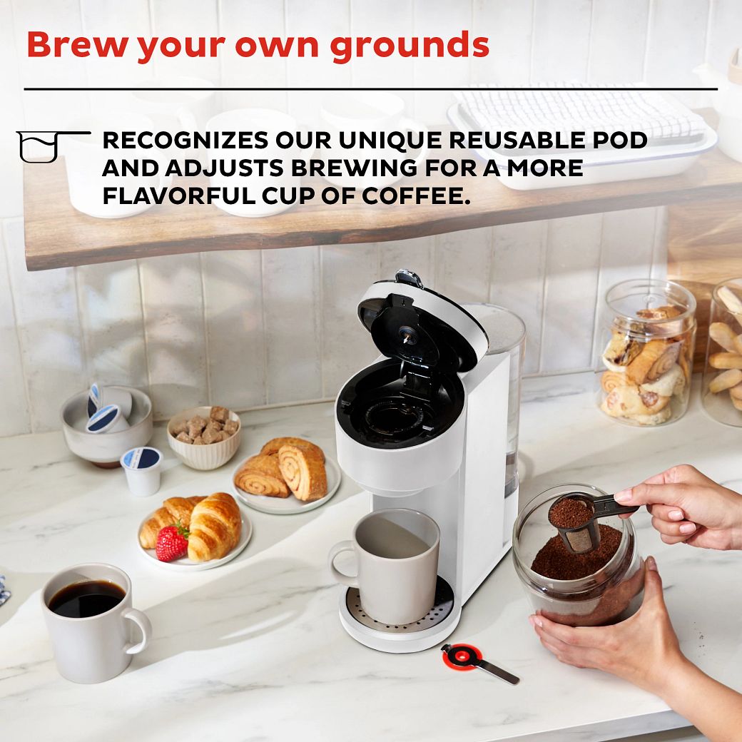 Instant™ Solo™ Single Serve Coffee Maker, White Instant Home