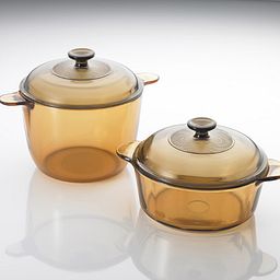 Visions Flair 4 pc Covered Cookware Set