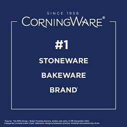 Corningware #1 Stoneware Bakeware Brand
