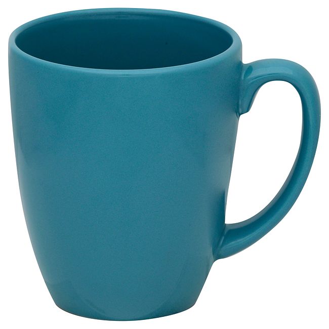 Livingware™ 11-oz Stoneware Mug, Teal