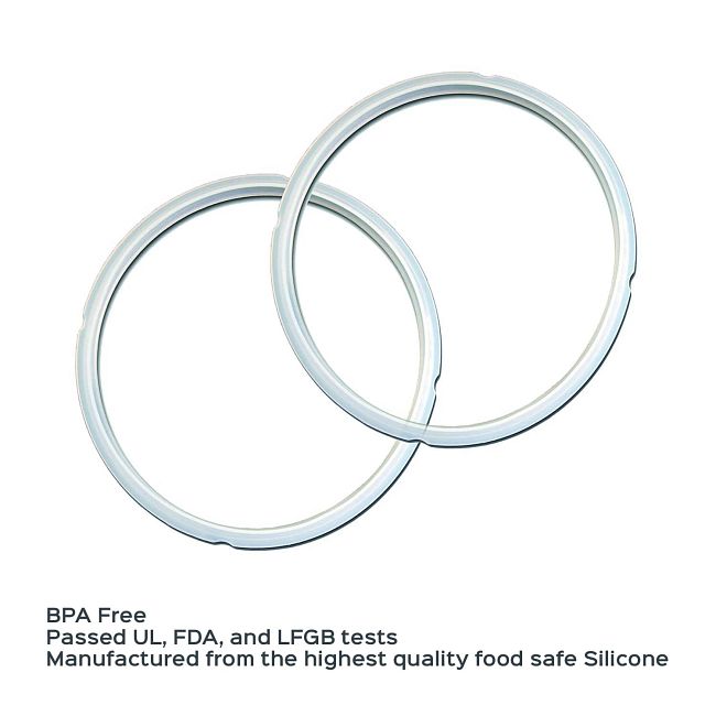 Instant Pot® 5 & 6-quart Clear Sealing Ring, 2-pack