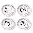 Loving Cats 6.75" Appetizer Plates, 8-pack