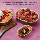 French Colors 10-piece Bakeware Set, Cabernet