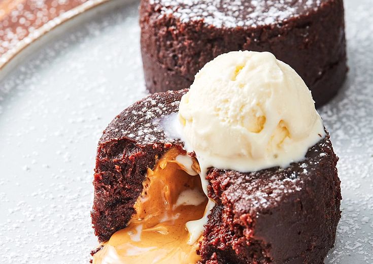 Peanut Butter Molten Cakes