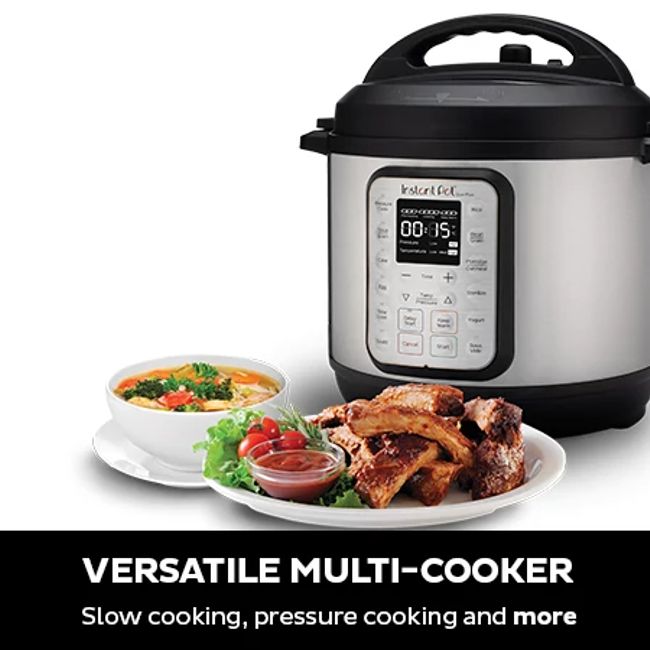 Instant Pot 3 qt. Duo Stainless Steel Electric Pressure Cooker, V5