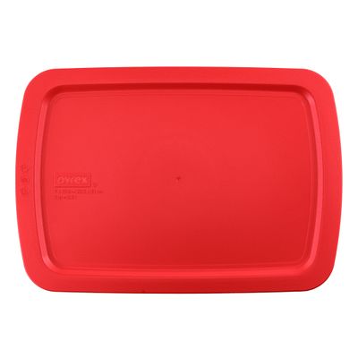 Red Lid for Easy Grab® 3-quart Rectangular Glass Baking Dish