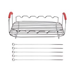 Instant Pot Air Fryer Grill & Lifting Rack with 6-piece Skewers Set