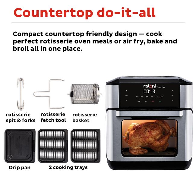 Instant™ Vortex™ Pro 10-quart Air Fryer Oven, Serve & Glass Storage Bundle