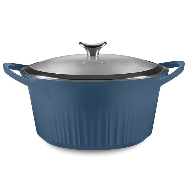 French Navy QuickHeat 5.5-quart Dutch Oven with Lid