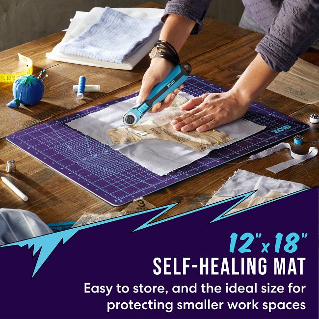 Reversible 3mm Self-Healing Mat, 12” X 18”