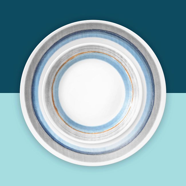 Elemental Dawn 18-piece Dinnerware Set, Service for 6