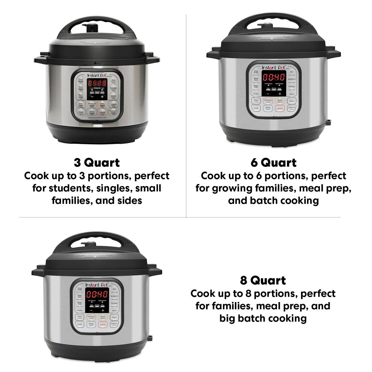 Instant Pot® Duo™ 8-quart Multi-Use Pressure Cooker | Instant Brands