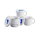 French White 8-piece Meal Mug™ and Casserole Set