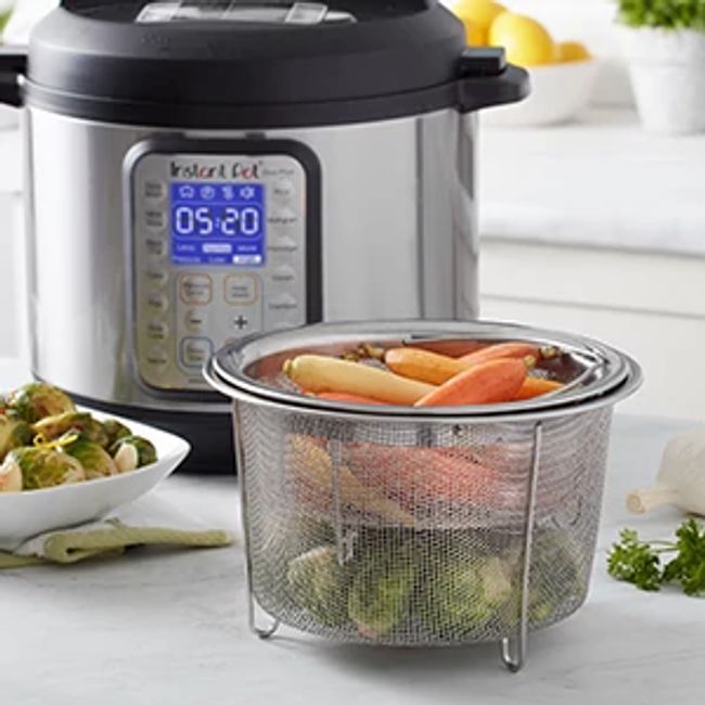 Steamer Insert Steamer Pot Stainless-Steel Basket Rice Steamer Pressure  Cooker