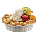 French White 5.25" Mini Scalloped Pie Plate