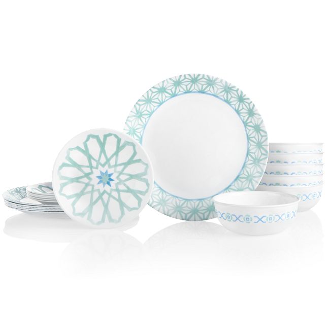 Amalfi Verde 18-piece Dinnerware Set, Service for 6